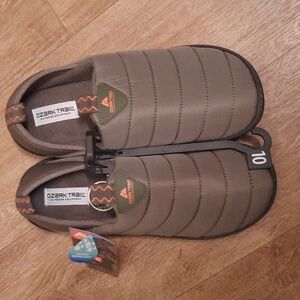 Ozark Trail Hunter Green Slip-On Loafers for Men Water Repellent Outdoor Gear